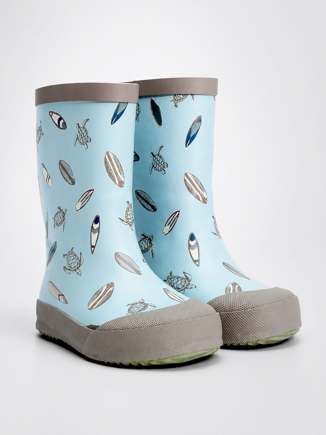 Little Surprise Box Kids Waterproof Round Toe Slip-On Rain Boots-image-16