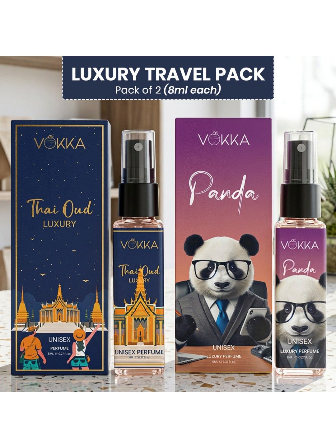 VOKKA Set Of 2 Thai Oud & Panda Eau De Perfum - 8 ml Each-picture-28