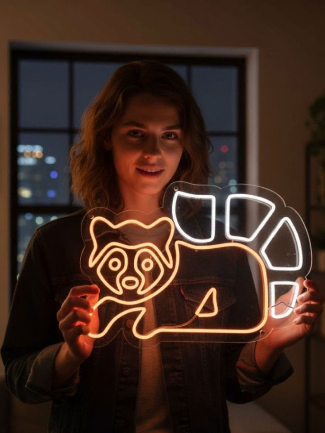 Custom Neon Racoon Neon Light-picture-50