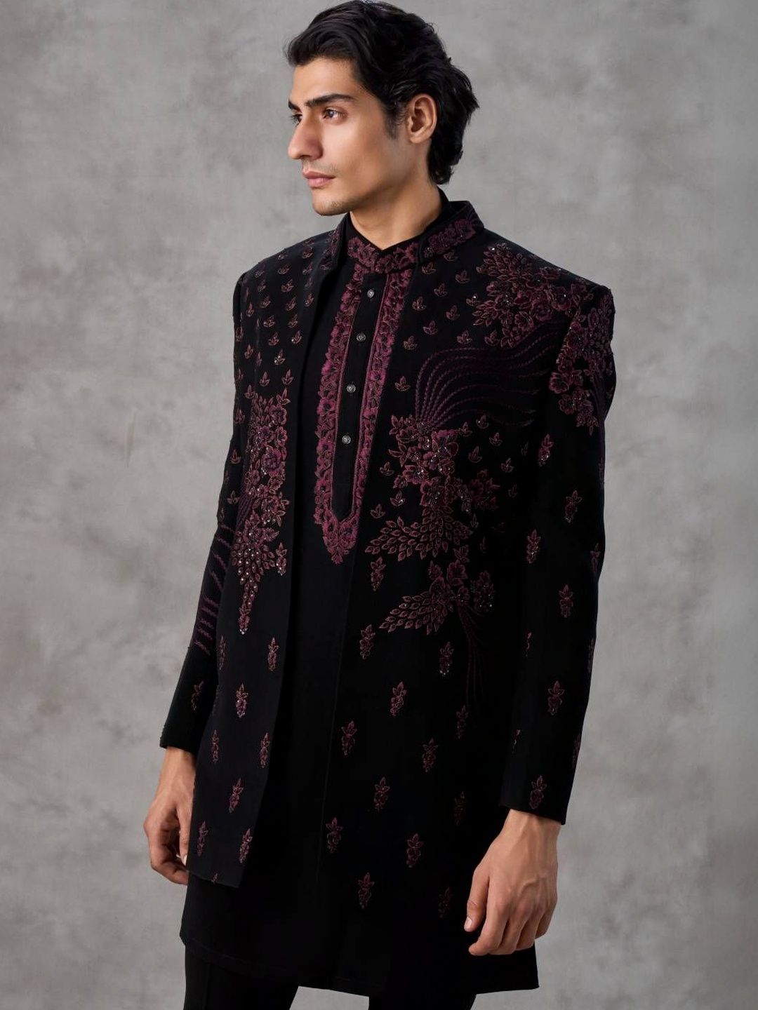 Twamev Embroidered Sherwani Set-picture-18