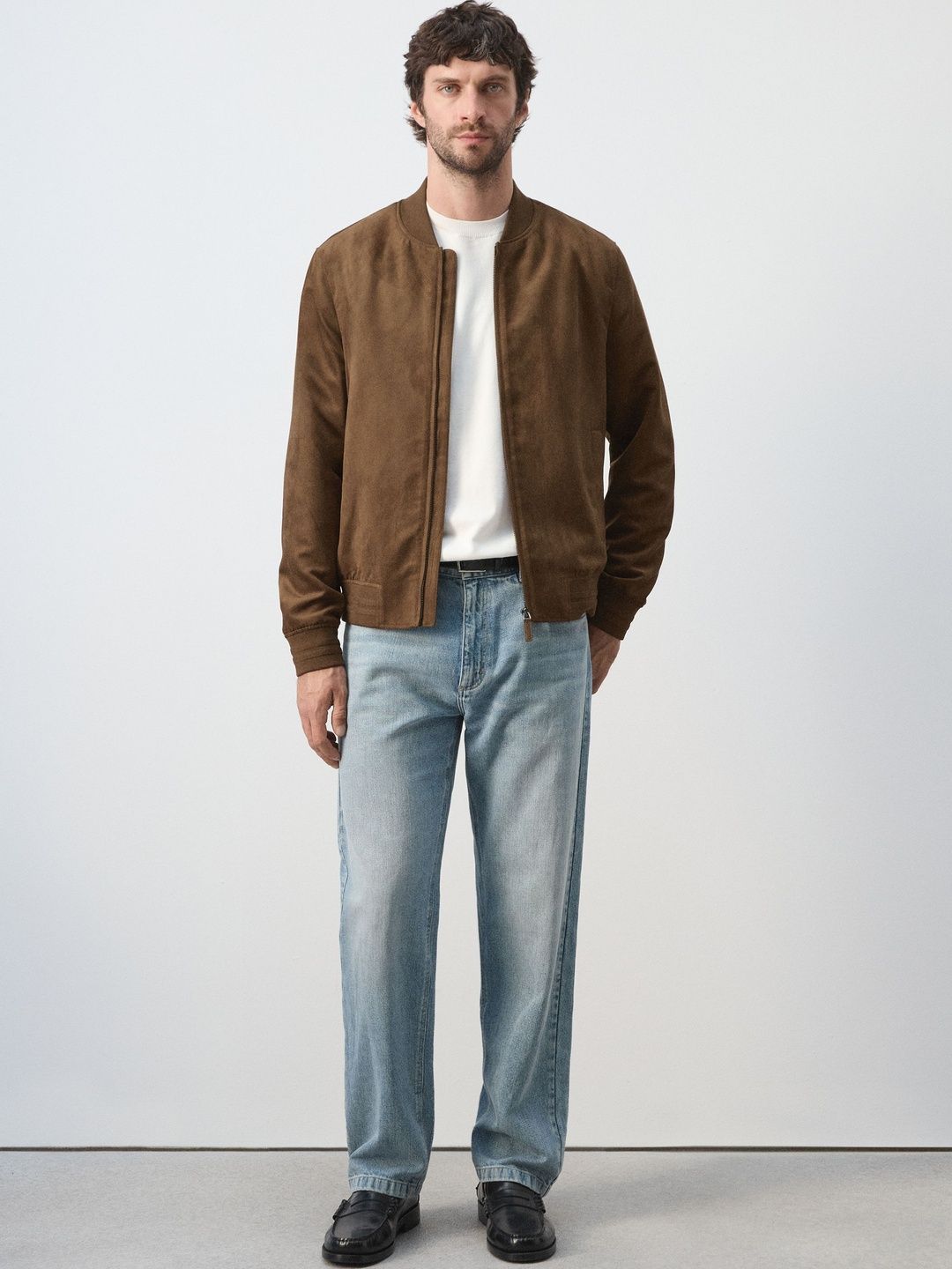 MANGO MAN Mock Collar Bomber Jacket-picture-20