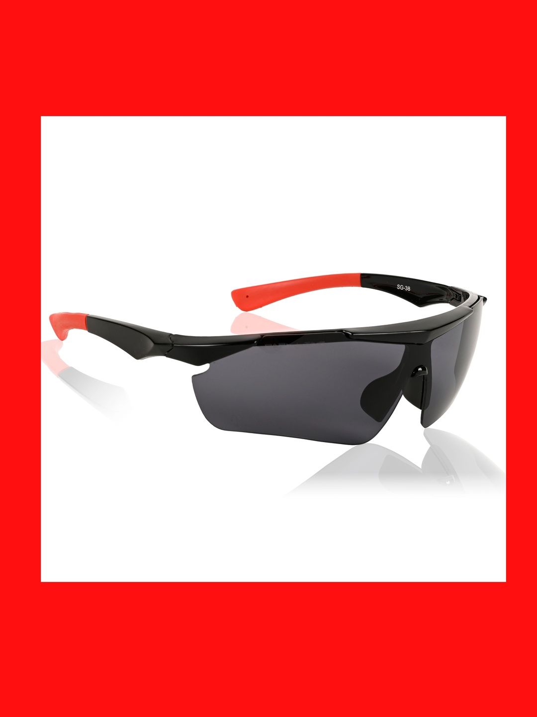 PARK LINE Men Grey Lens & Black Sports Sunglasses with-image-31