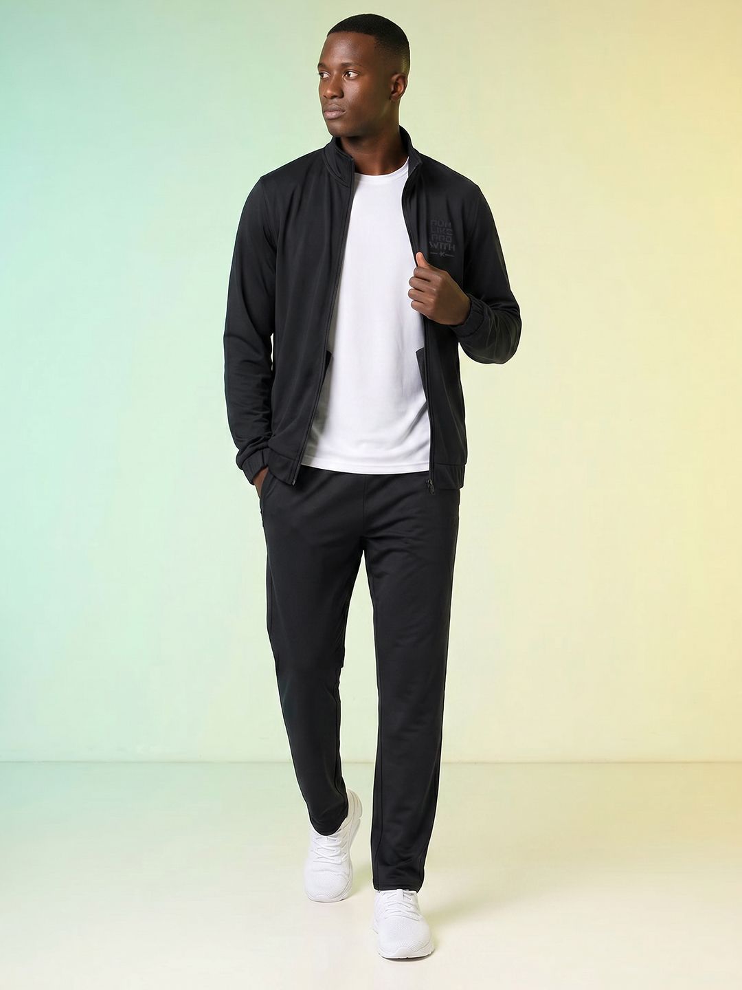 HRX by Hrithik Roshan Printed Mock Collar Running Tracksuits-picture-22