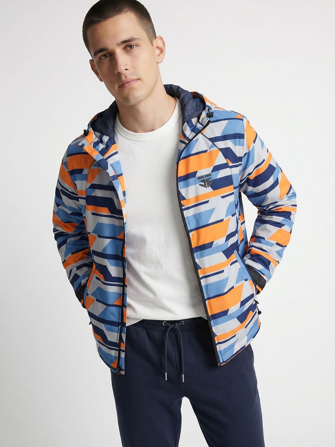 sports52 wear Sports 52 wear Printed Hooded Rain Jacket-picture-29