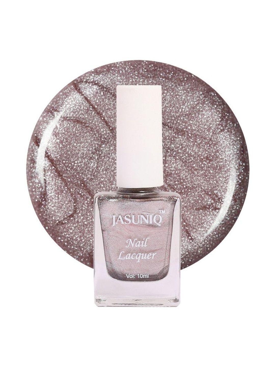 Jasuniq 21-Free Formula Metallic Chrome Finish Nail Lacquer - 10 ml - Cosmic Dust-picture-45