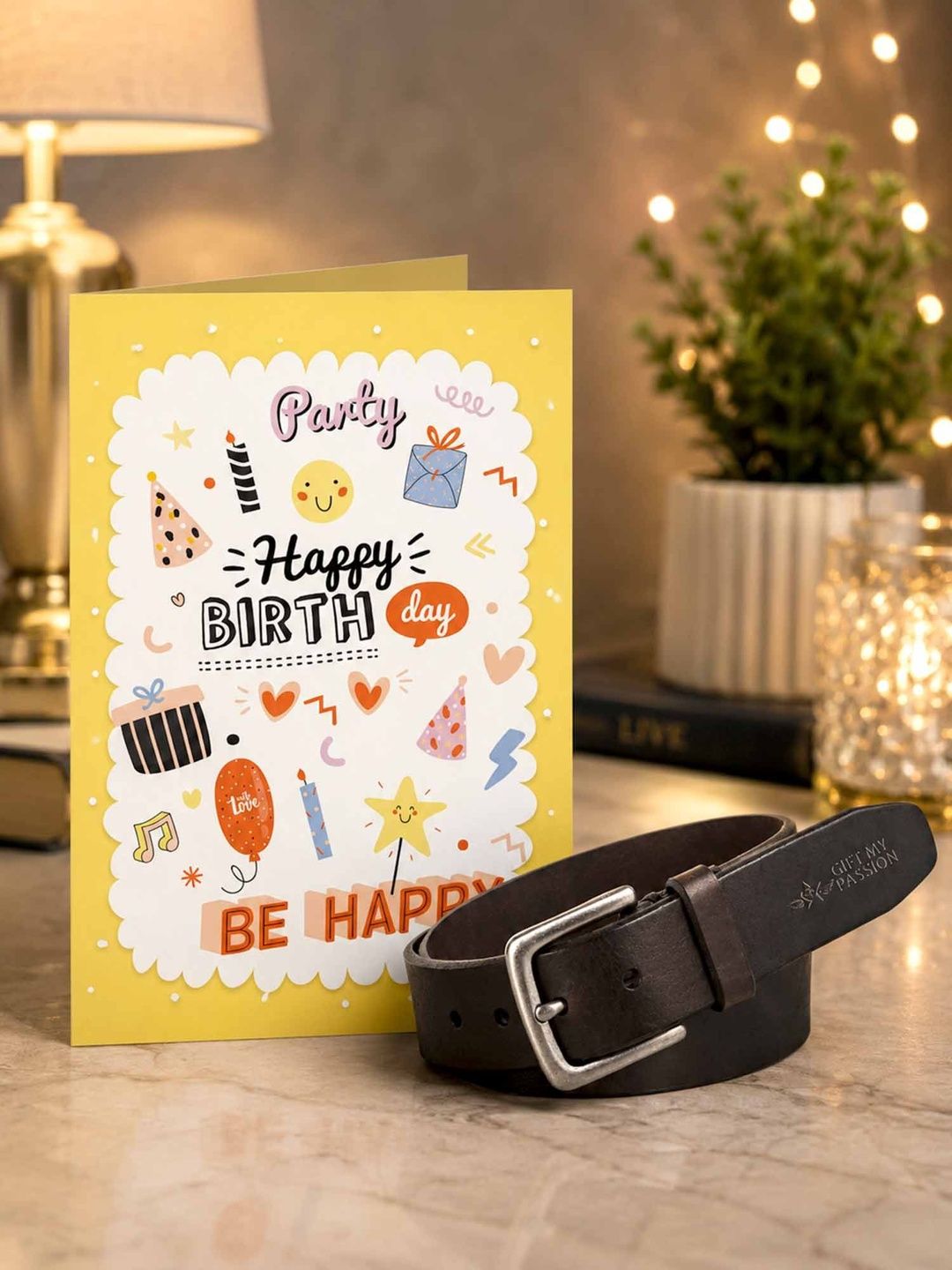 GIFT MY PASSION 2 Pieces Yellow & White Birthday Gift Combo-image-8