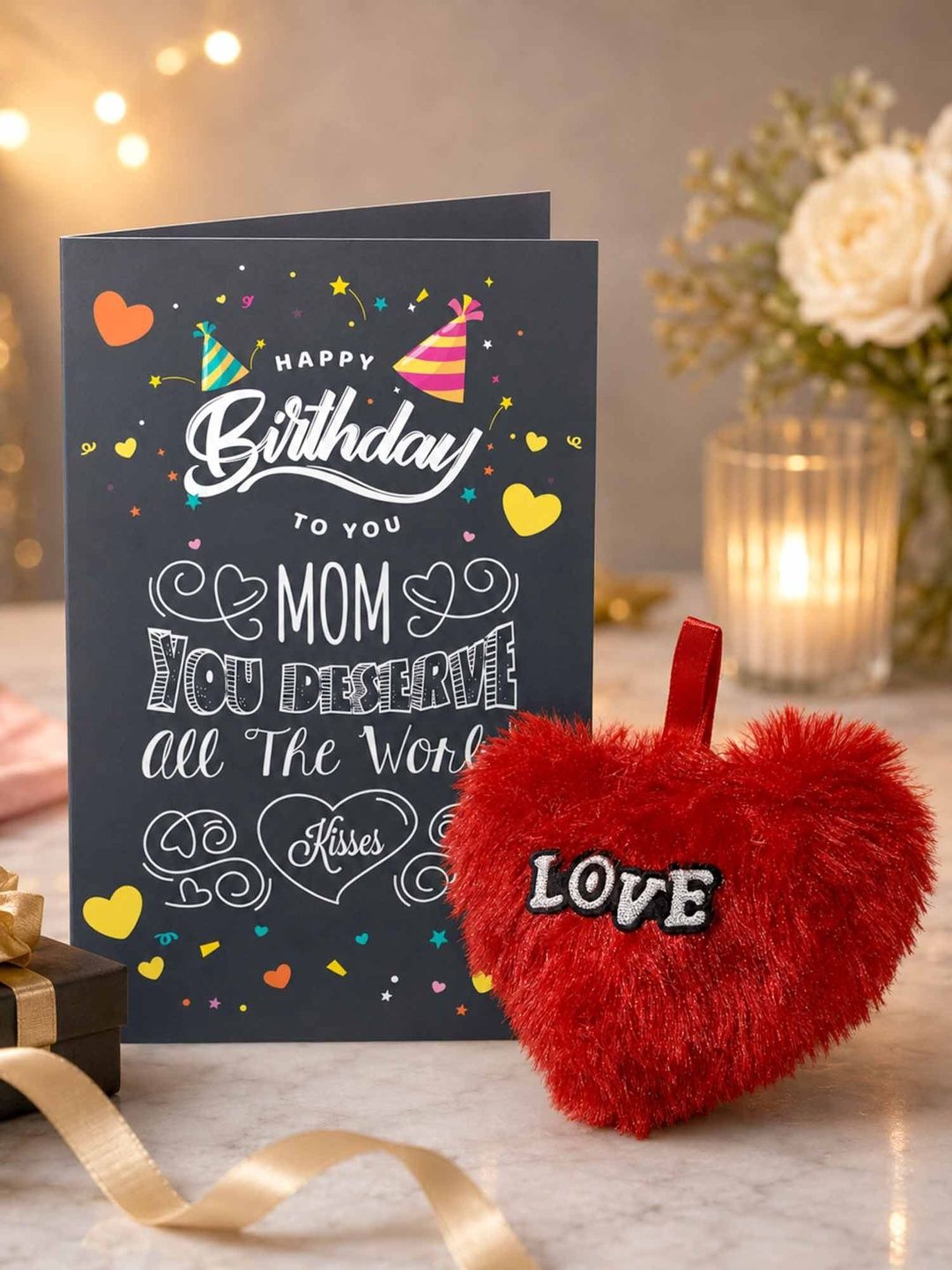 GIFT MY PASSION Red 2-Pcs Mom Birthday Gift-image-41