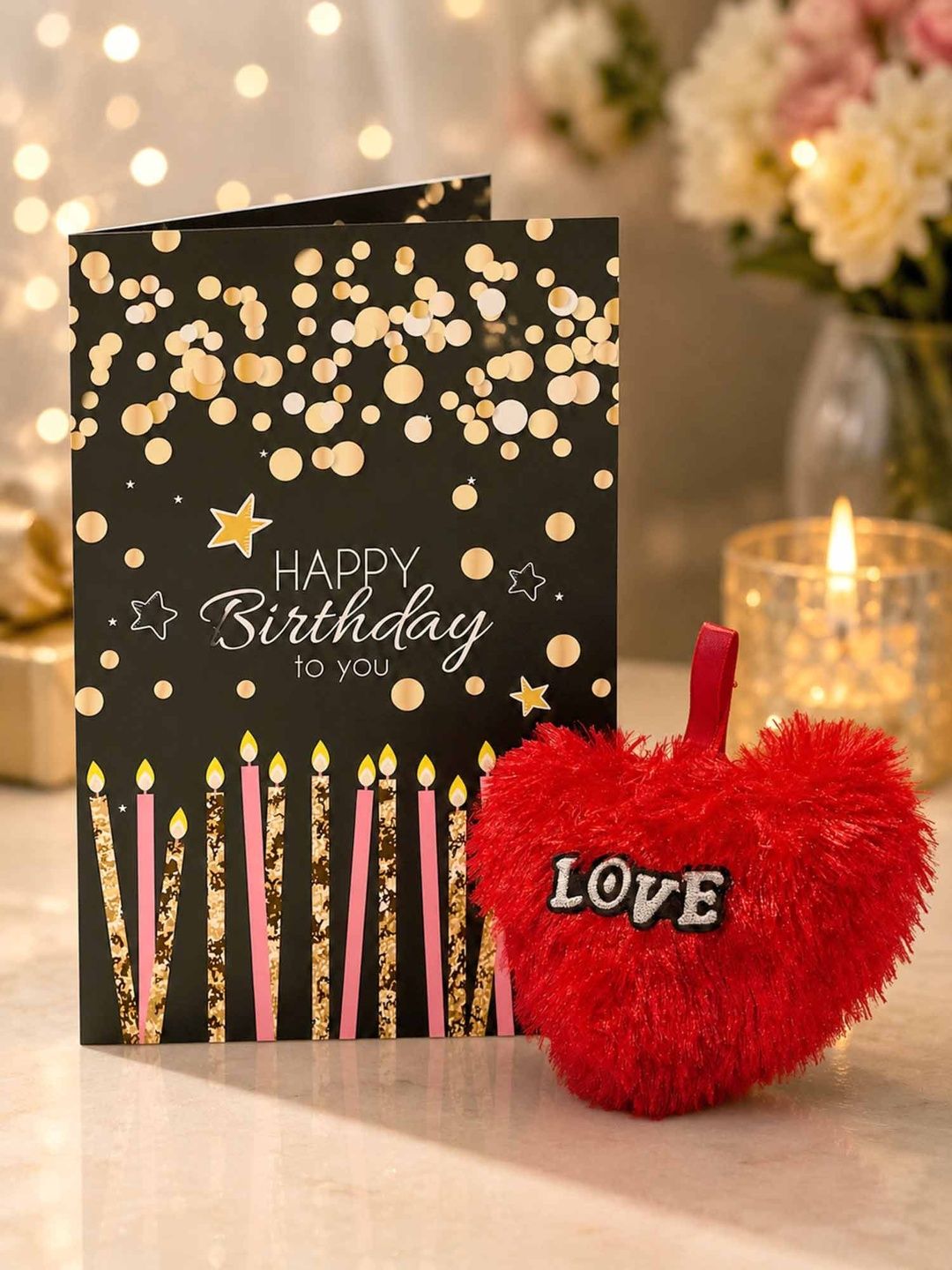 gift my passion GIFT MY PASS 2-Pieces Red & Black Printed Birthday Gift Set-picture-51