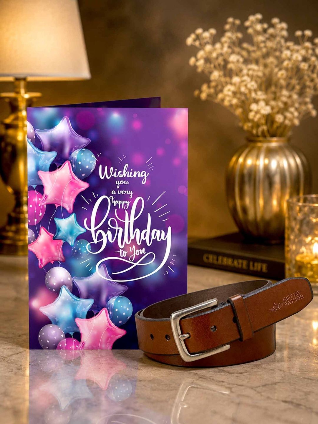 GIFT MY PASSION 3 PiecesWhite & Red Birthday Home Gift Sets-picture-22