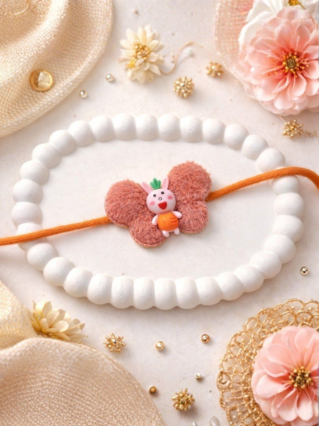 I Jewels Cute Bunny Design Kids Rakhi with Roli Chawal & Raksha Bandhan Card-picture-42