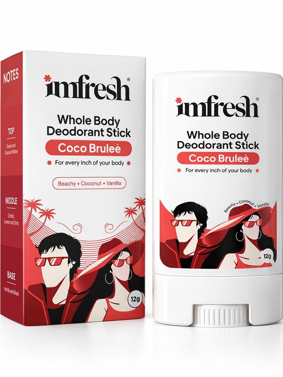 imfresh Long Lasting Coco Brulee Whole Body Deodorant Stick - 15 g-picture-52