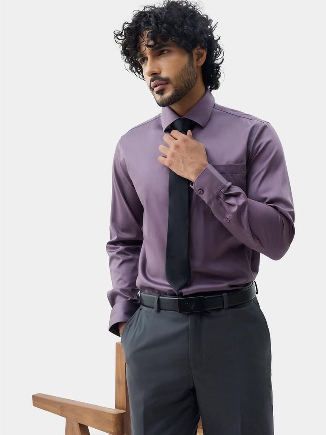 Blackberrys Men Slim Fit Formal Shirt-image-8