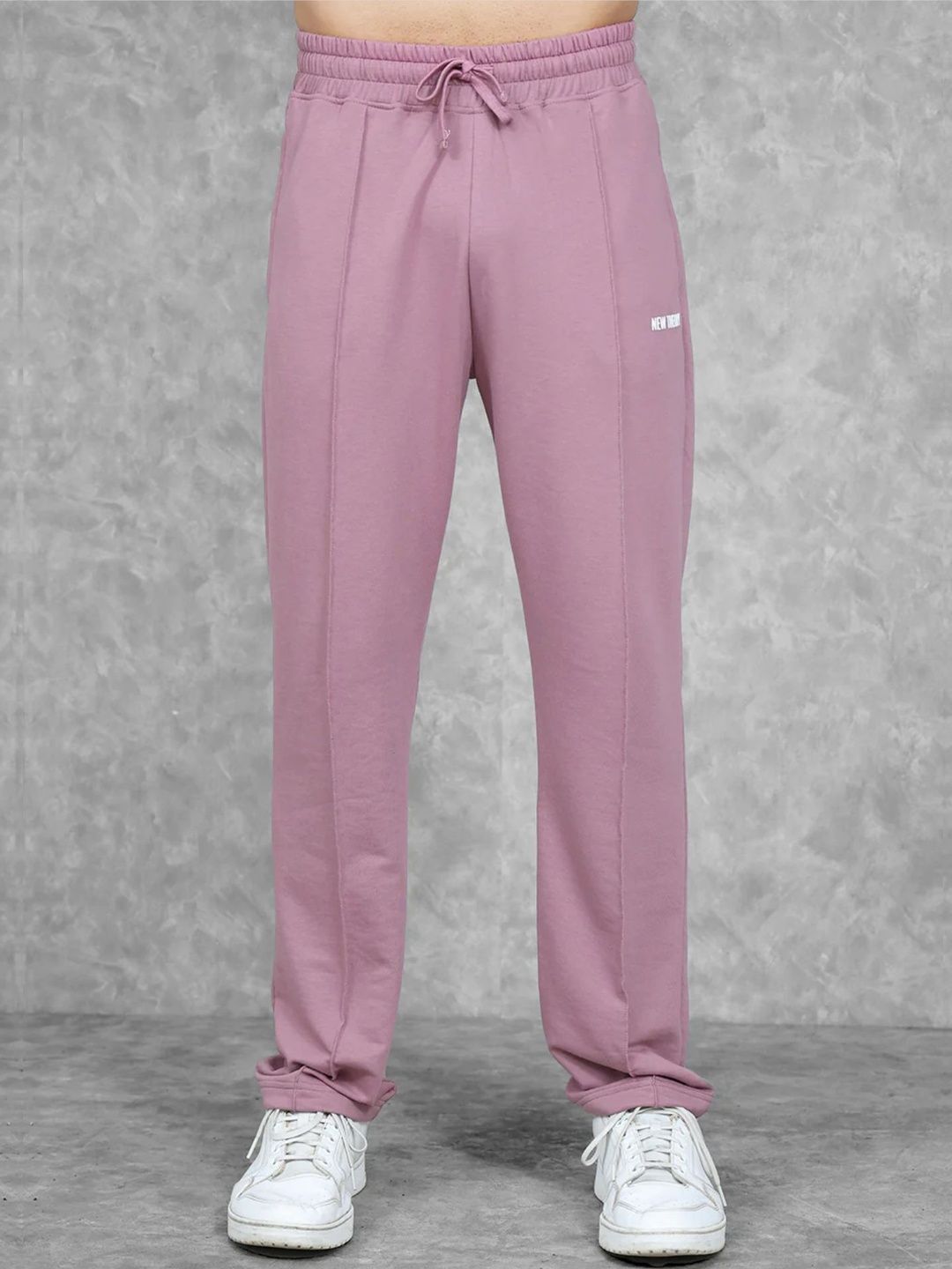 New Theory Men Regular Fit Brand Logo Training Track Pants-picture-24