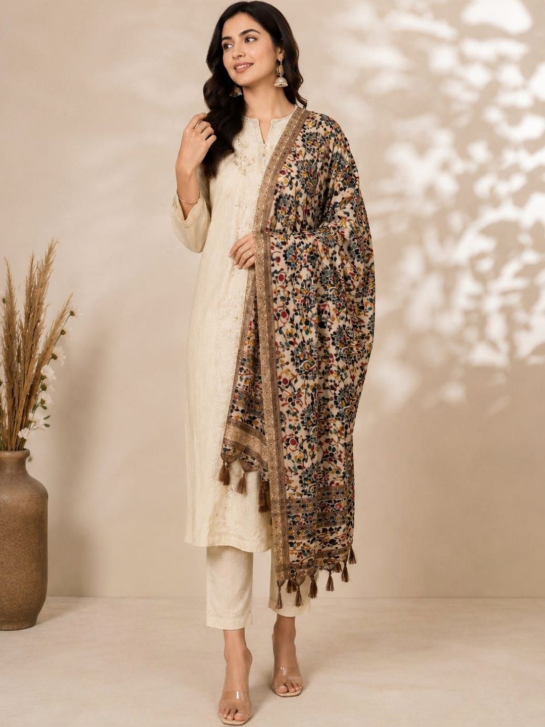 SAHINA DUPATTA Printed Art Silk Dupatta-image-2