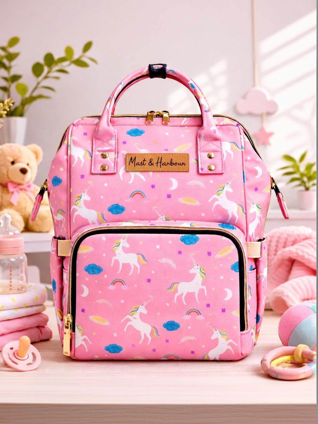 Mast & Harbour Women Graphic Backpack with Anti-Theft-picture-48