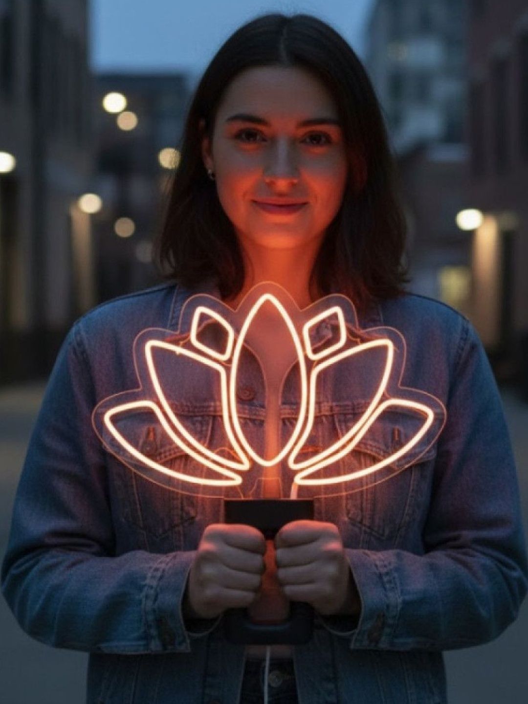 Custom Neon Lotus Flower Neon Light-picture-36