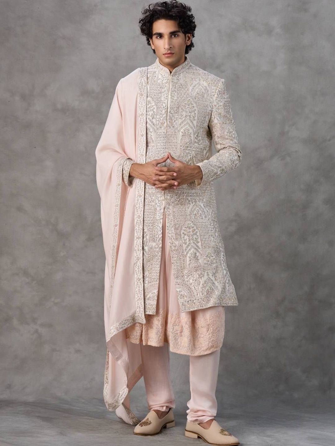 Twamev Embroidered Sherwani Set-picture-51