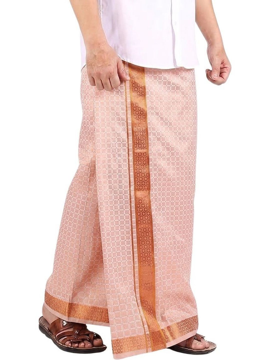 Sharan Elegance Men Cotton Dhoti Dhotis-picture-34