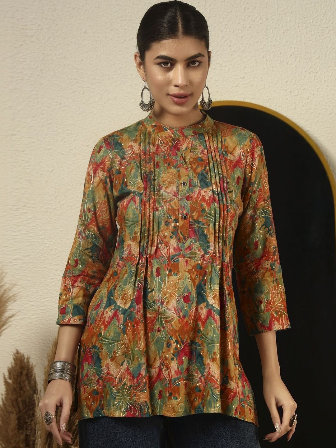 SINGNI Floral Printed Kurti-picture-30