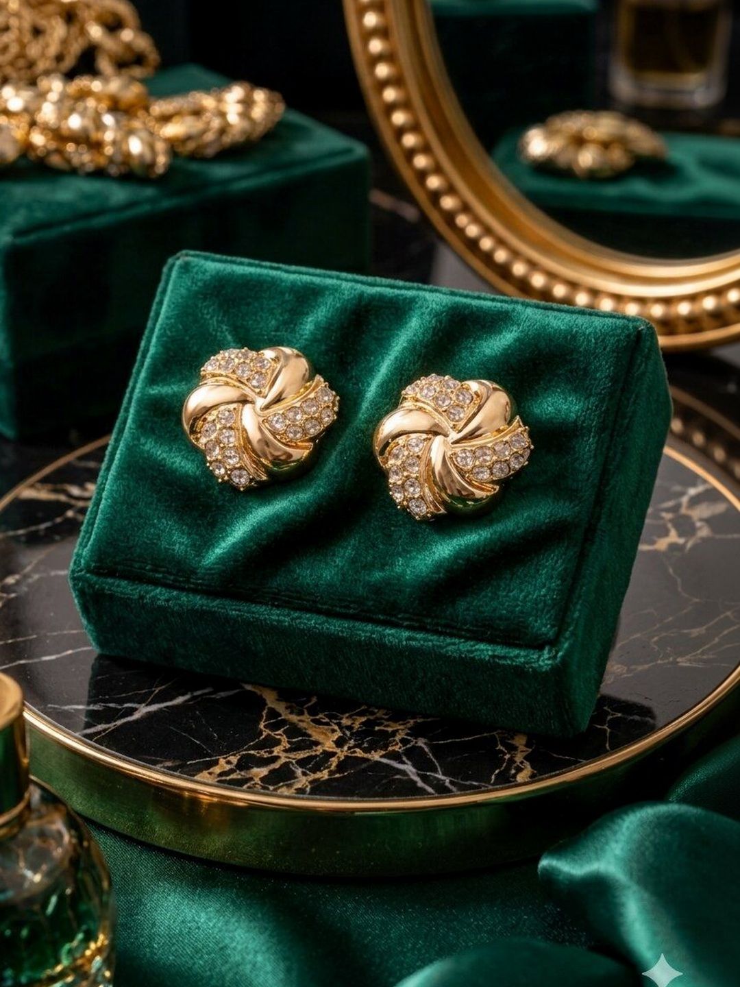 Lady Tisara Contemporary Studs Earrings-picture-49