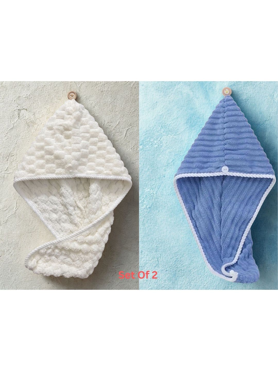 JANGID INDUSTRYS Cream-Coloured & Blue 2 Striped 350 GSM Bath Towel-picture-32