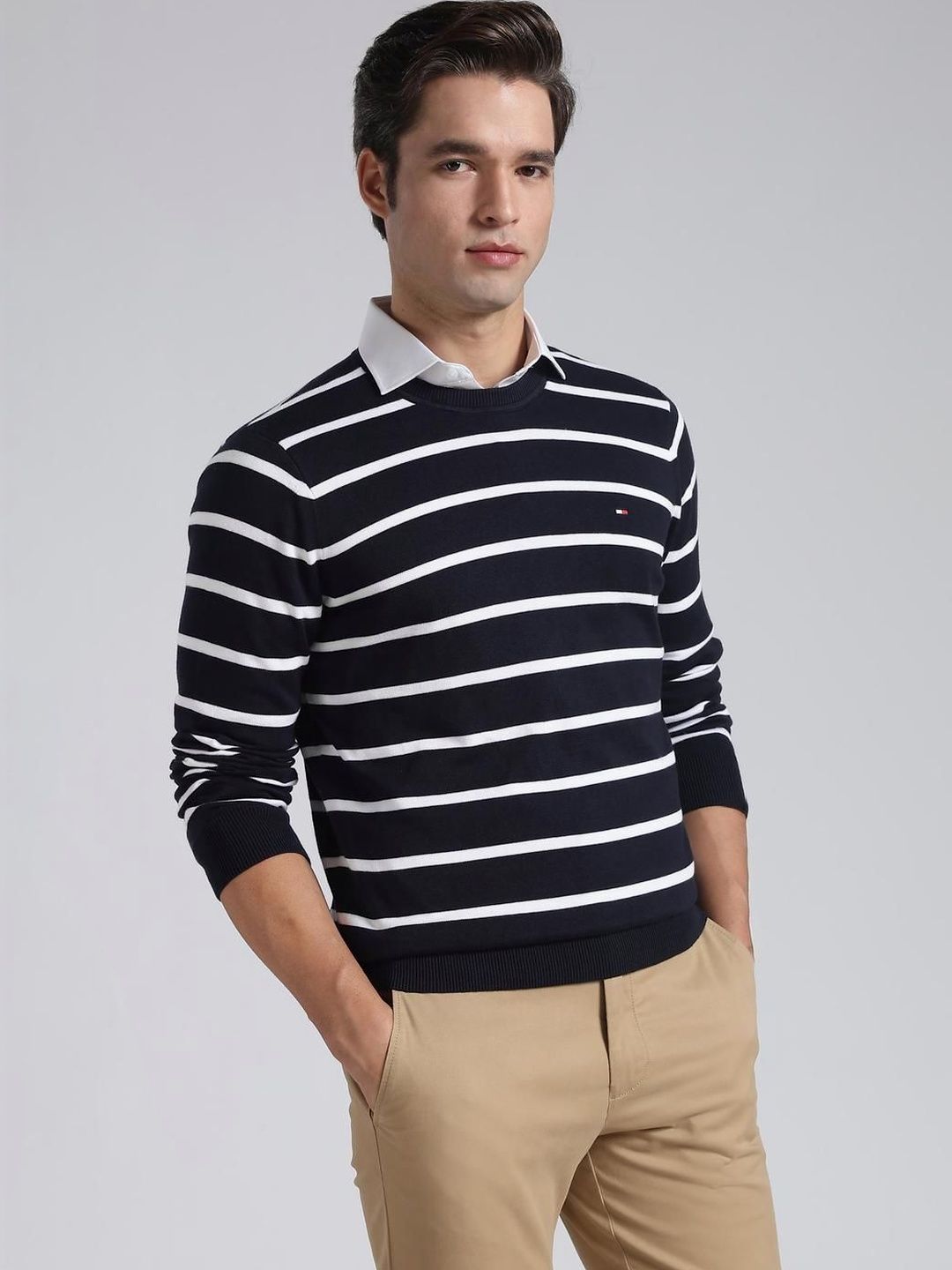 Tommy Hilfiger Men Striped Pullover-picture-45