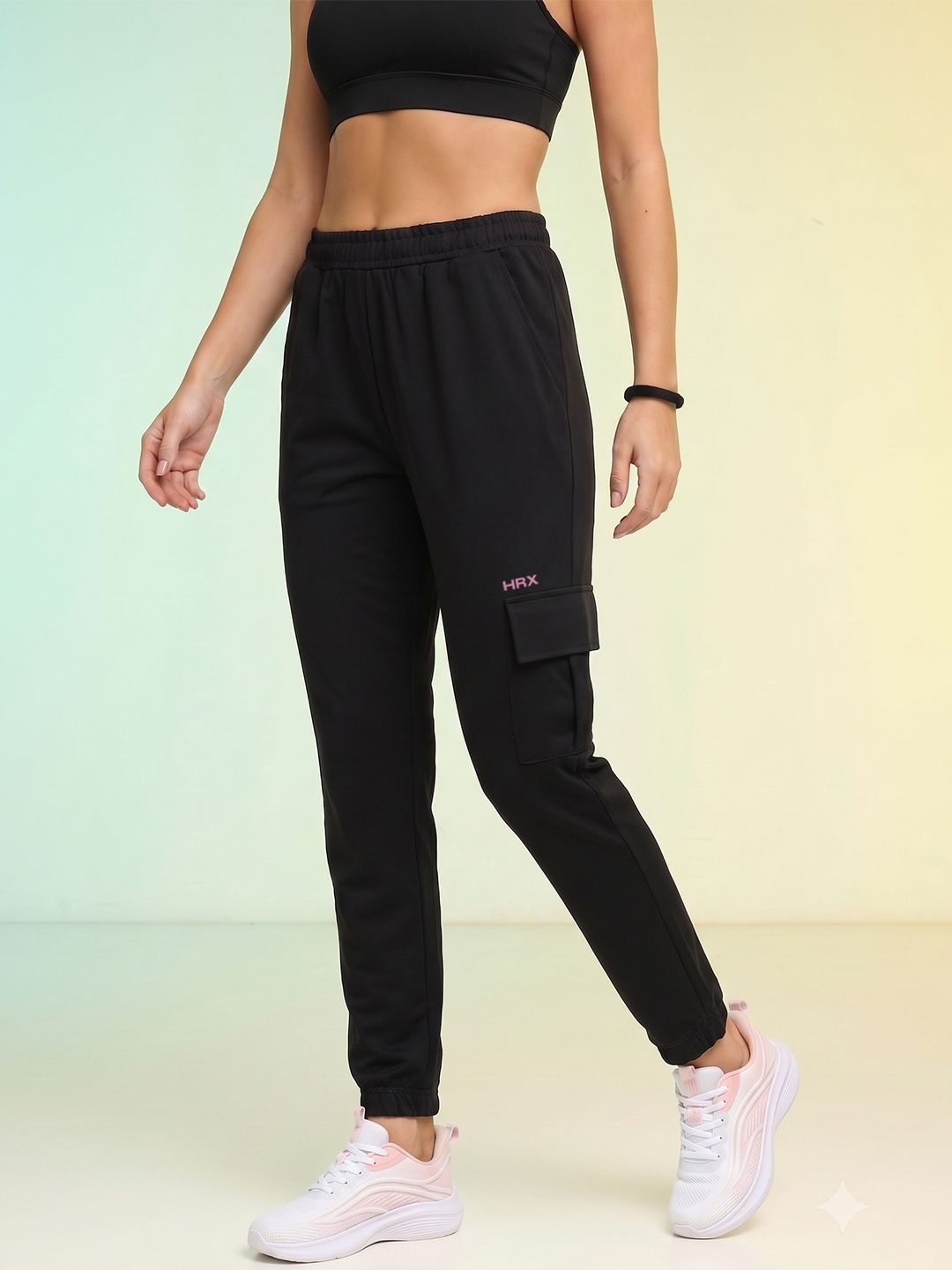 HRX by Hrithik Roshan Women Rapid-Dry Training Cargos Joggers-picture-37