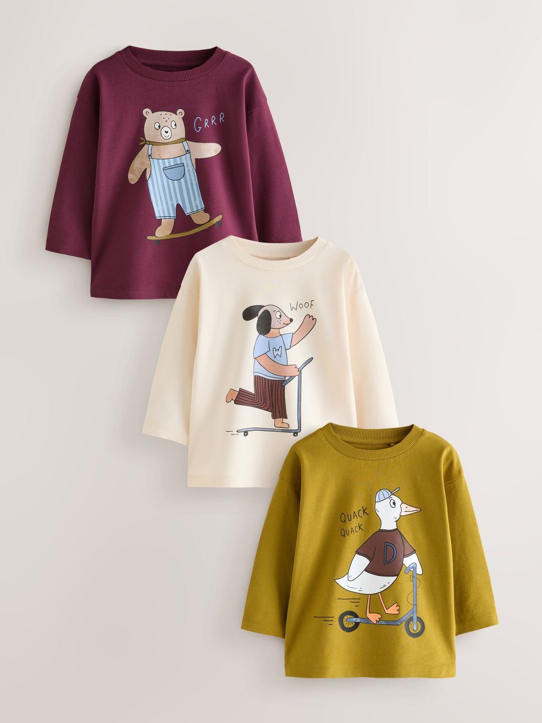 NEXT Boys Pack of 3 Printed T-shirt-picture-20