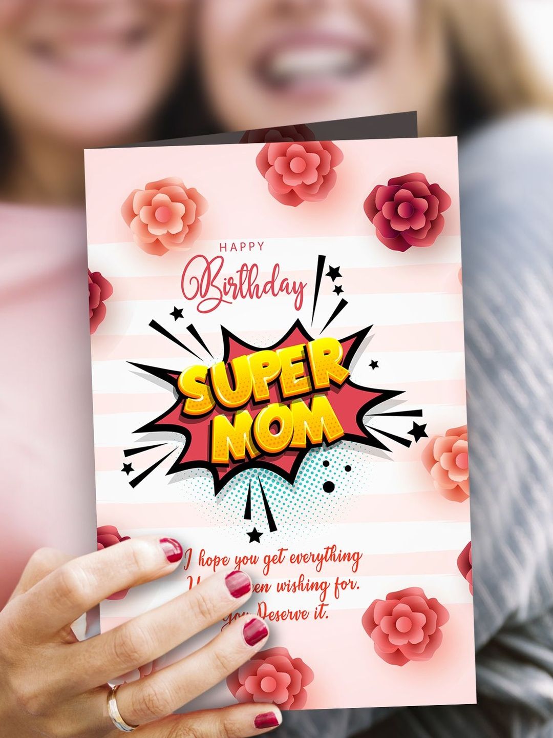 gift my passion GIFT MY PASS 2-Pieces Pink & Black Printed Mom Birthday Gift Set-picture-38