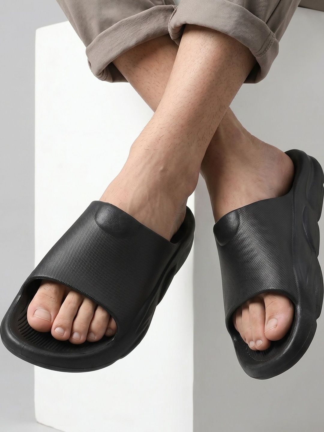 HRX by Hrithik Roshan Men Lightweight Sliders-picture-43