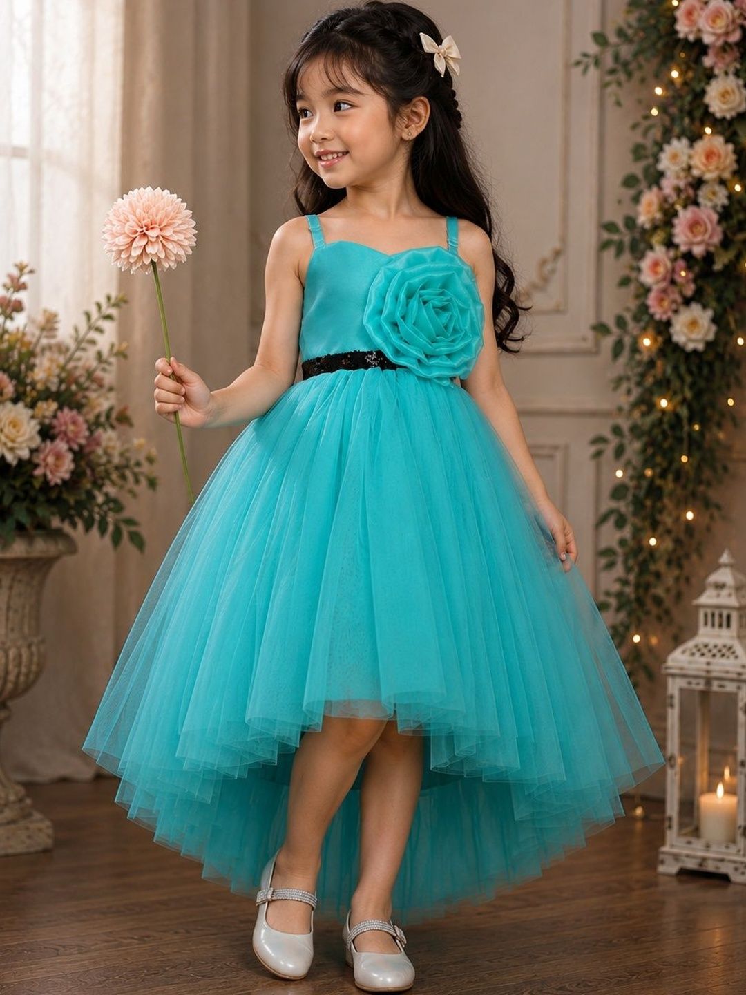Dripteen Ruffled Net A-Line Maxi Dress-picture-54