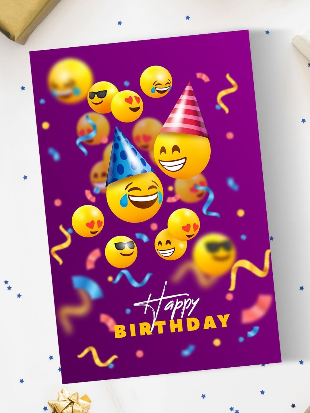 gift my passion GIFT MY PASS 2-Pieces Purple & Brown Printed Birthday Gift Set-picture-41