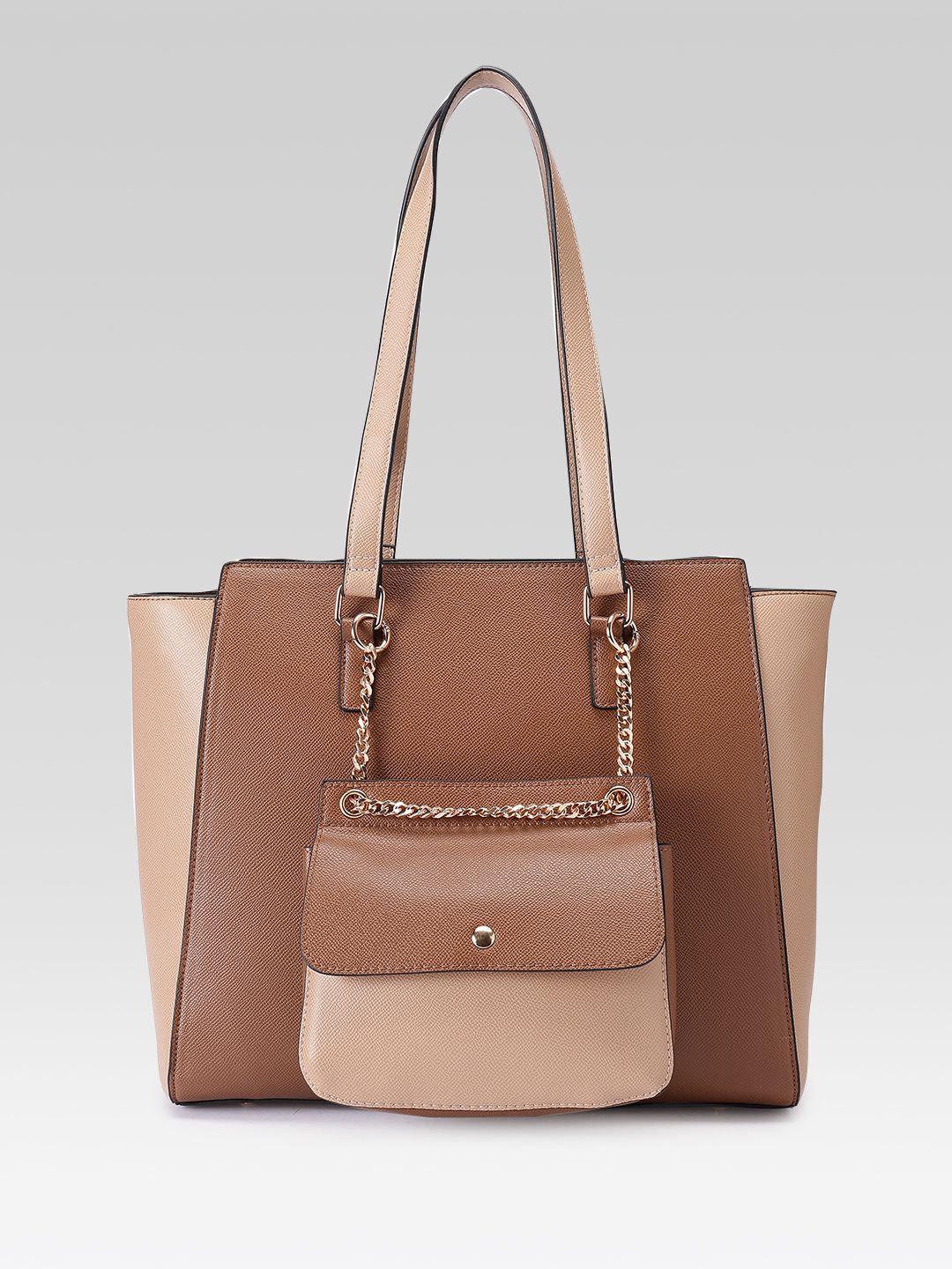 Allen Solly Colourblocked Shoulder Bag With A Pouch-image-32