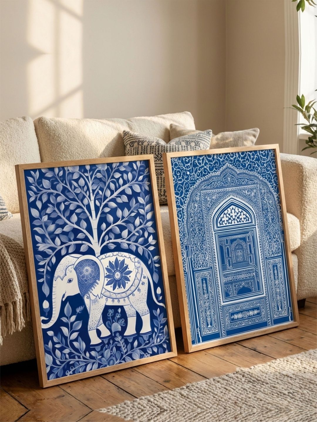 Livin'luxe Multicoloured MDF Wall Paintings-image-31