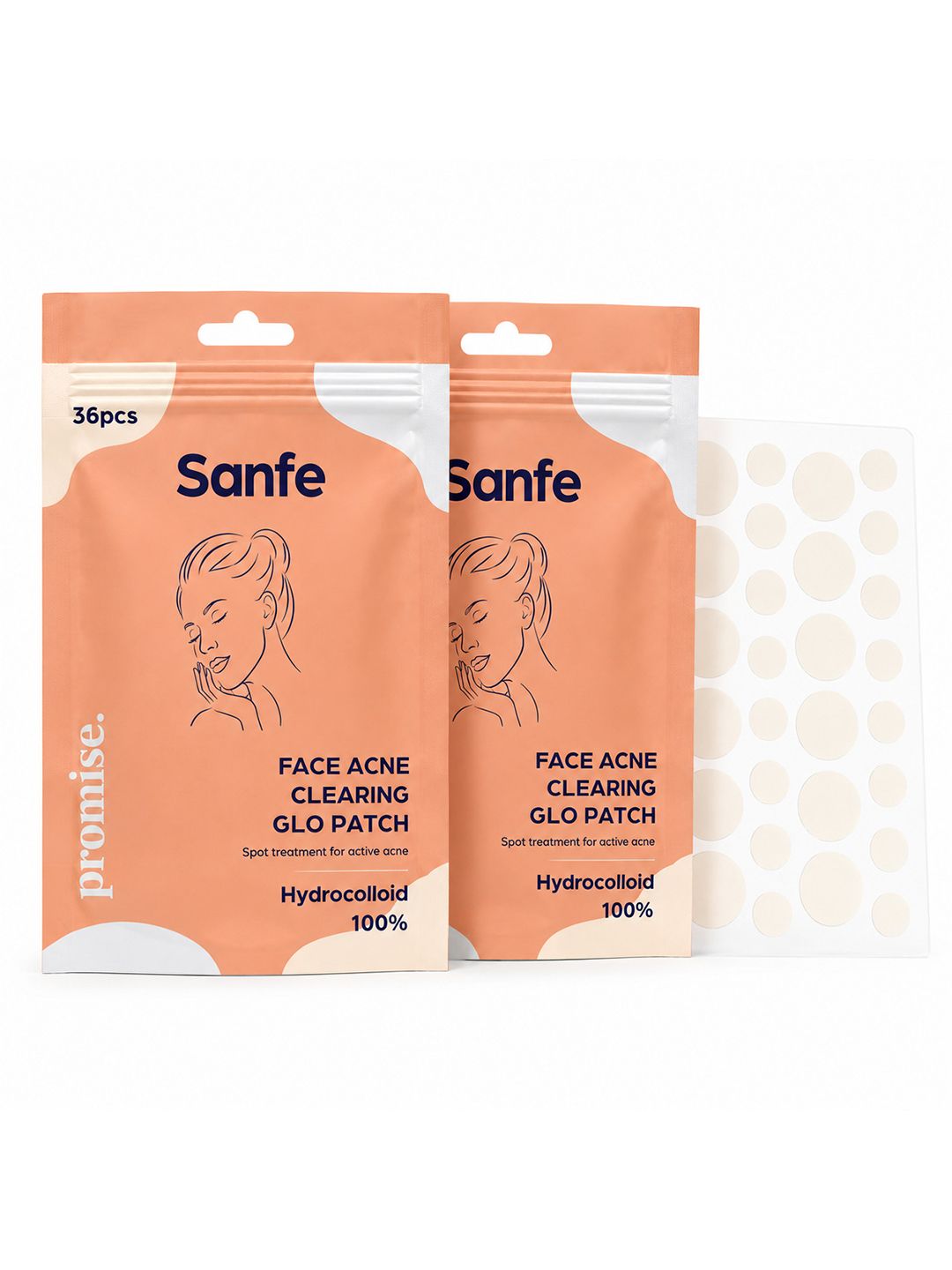 Sanfe Face Acne Clearing Glo Patch - 36 Patches-picture-40