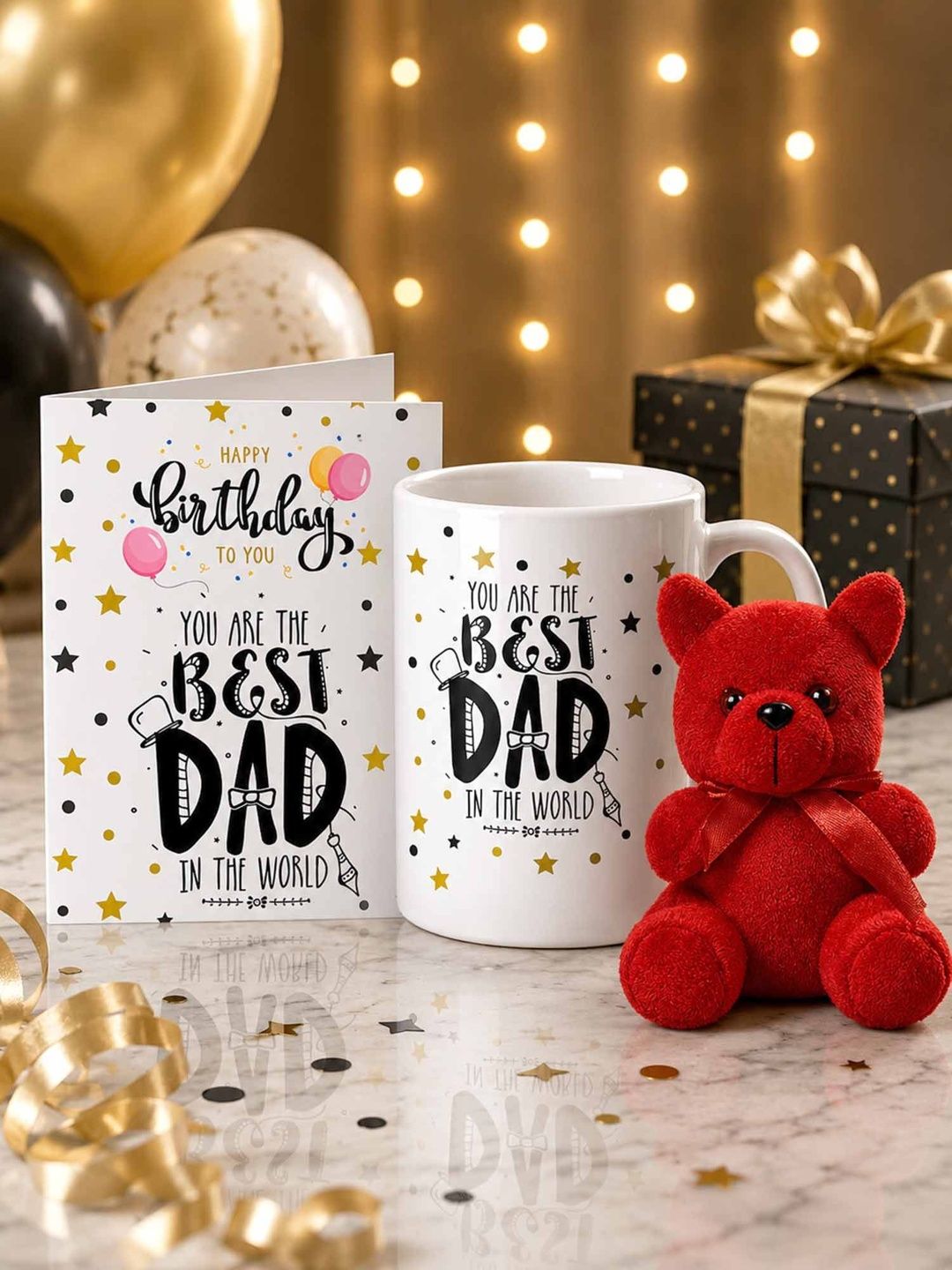GIFT MY PASSION 3 Pieces Red & White Dad Birthday Gift Combo-image-33