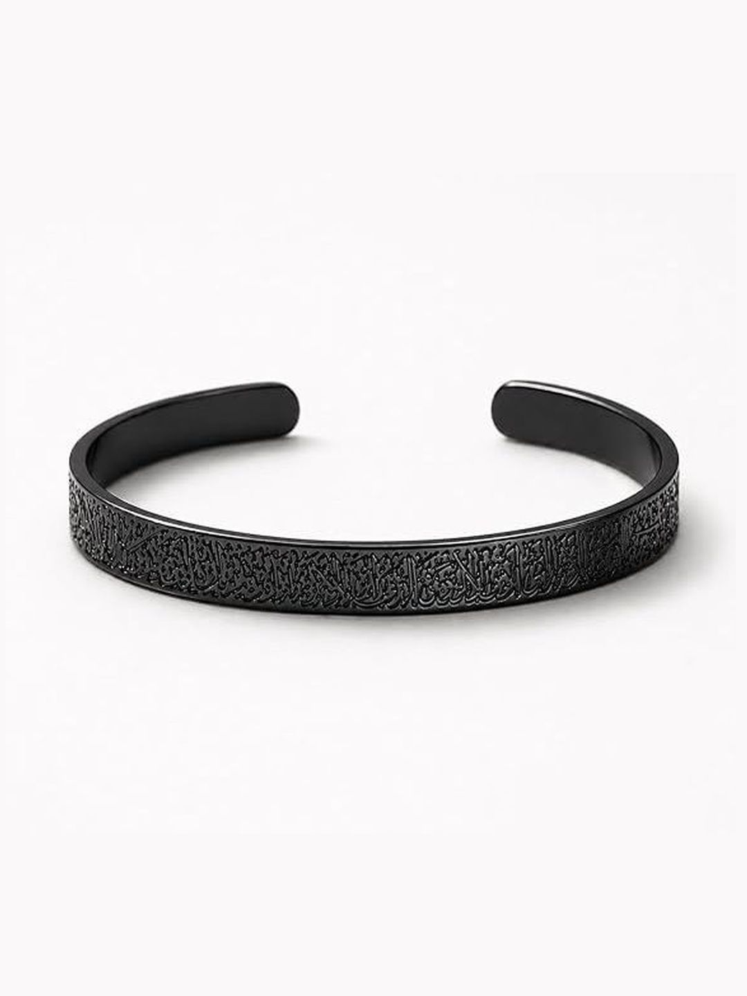 Uniqon Men Stainless Steel Allah Arabic Quran Islamic Cuff Bracelet-picture-47