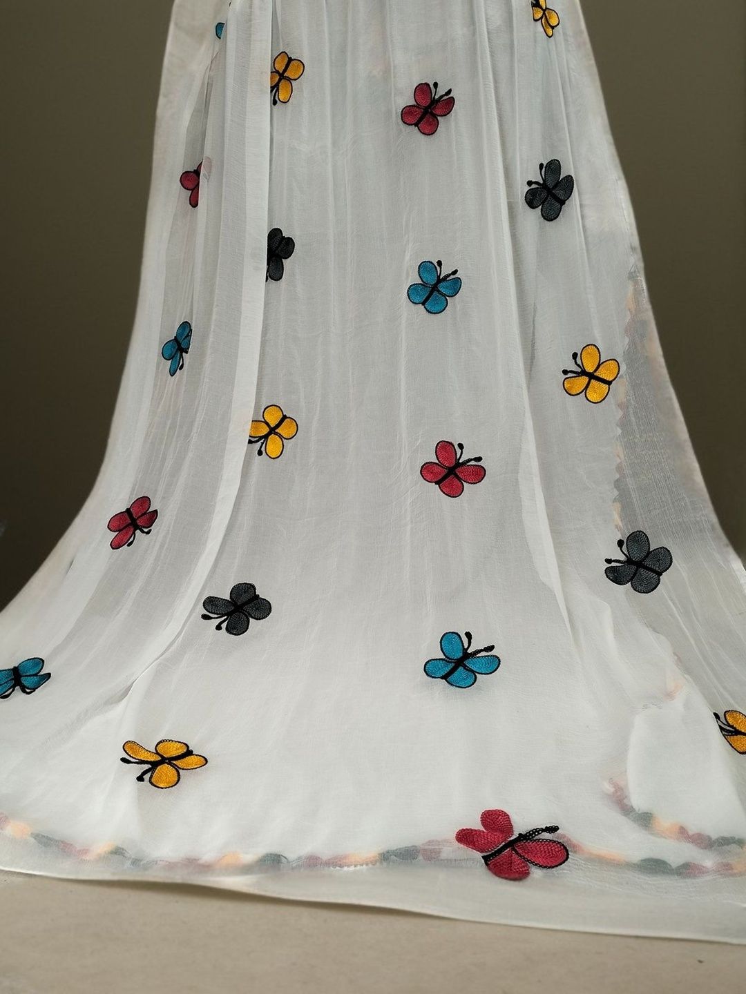 NAYE RANG Embroidered Dupatta with Thread Work-picture-50