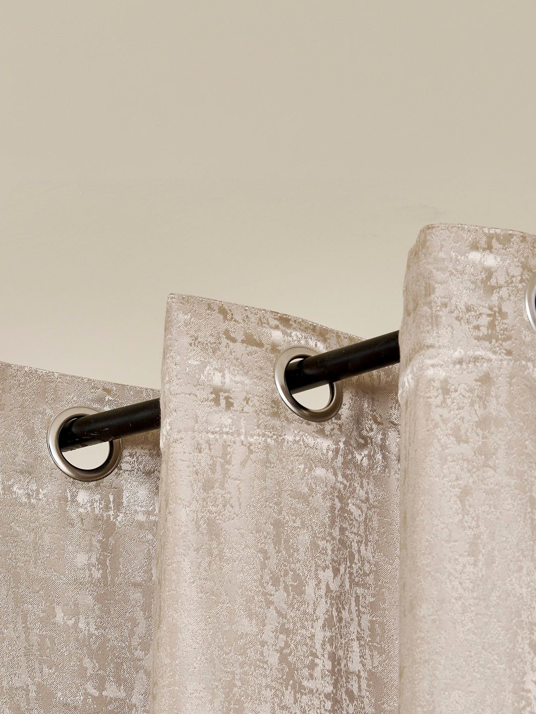 Home Centre Taupe Set of 4 Door Curtain-picture-22