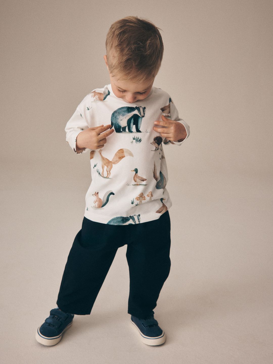 NEXT Boys Animal Graphic Printed Pure Cotton T-shirt-picture-10