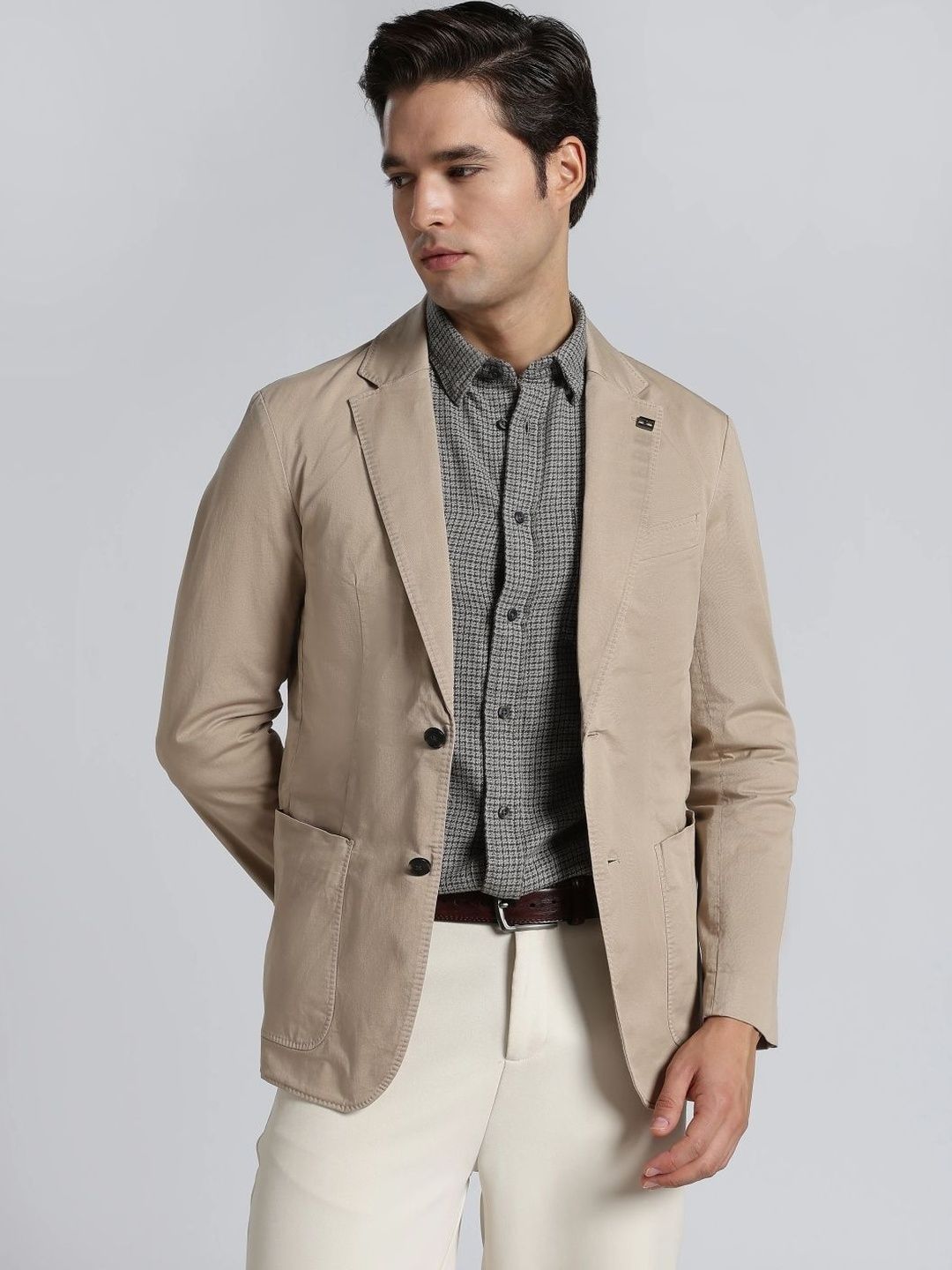 Tommy Hilfiger Notched Lapel Single-Breasted Casual Blazer-picture-33