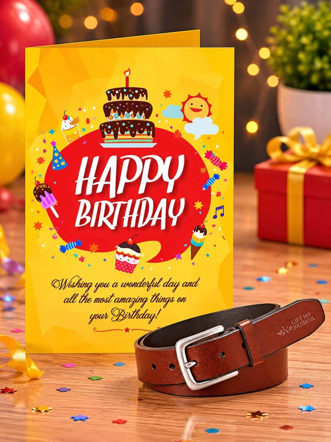 GIFT MY PASSION Yellow 2-Pcs Mom Birthday Gift-picture-10