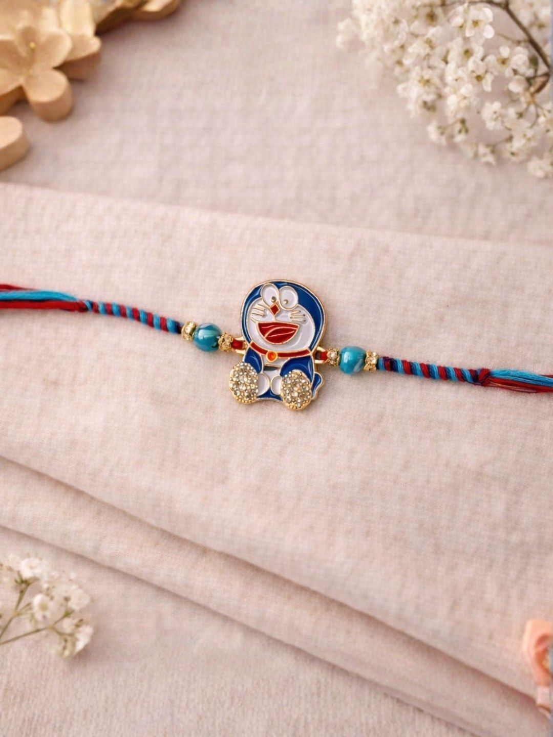 I Jewels Doraemon Cartoon Kids Rakhi with Roli Chawal & Raksha Bandhan Card-picture-13