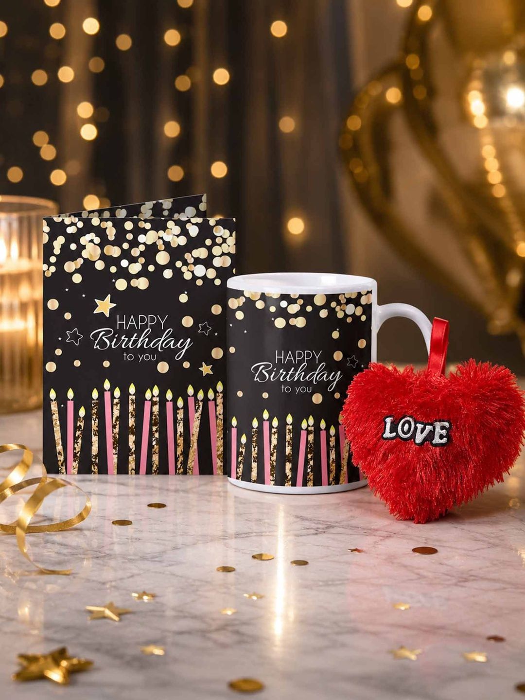 GIFT MY PASSION 3 Pieces White & Red Birthday Home Gift Sets-image-15