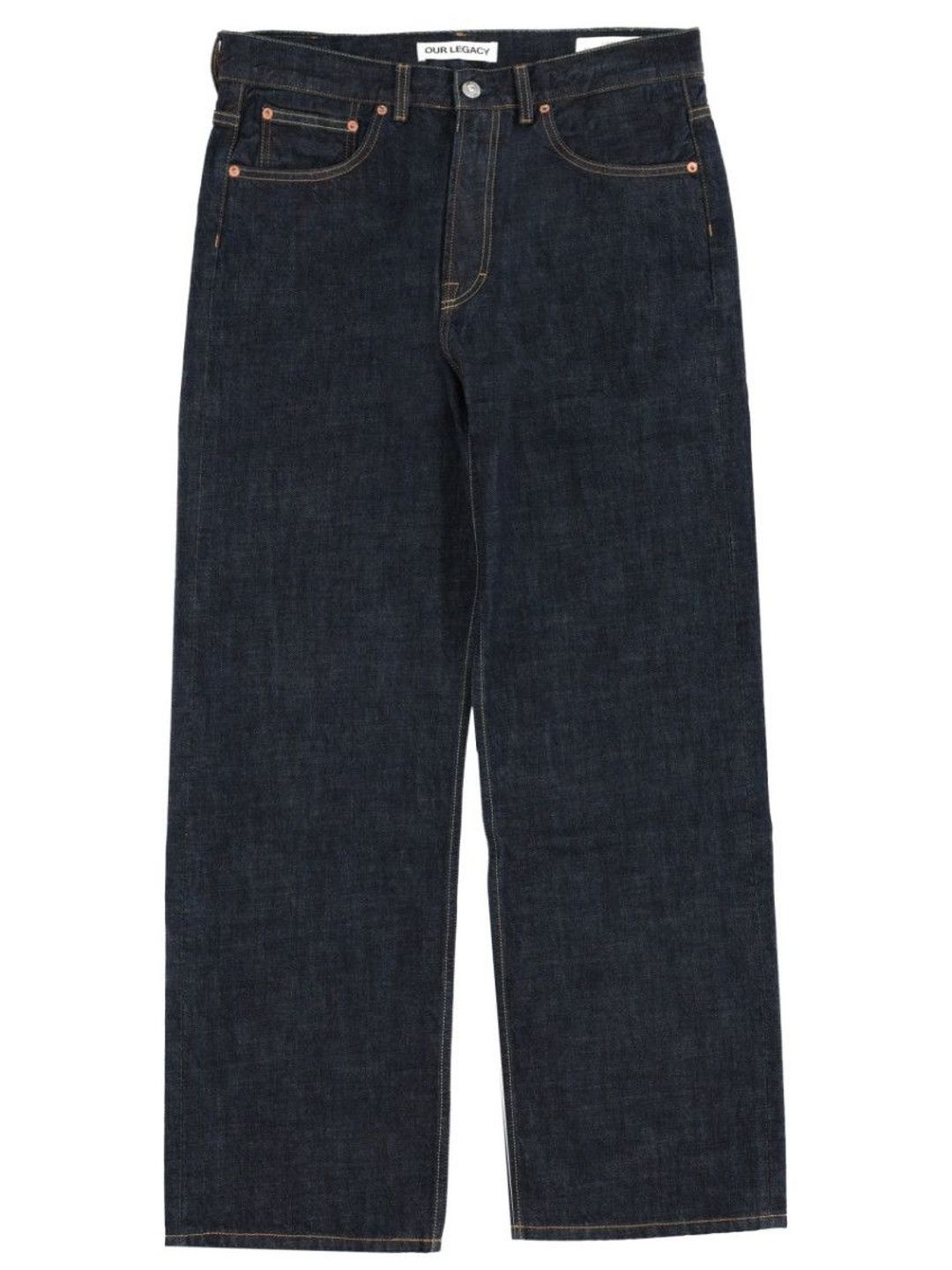 Dark Blue Straight Jeans-image-13