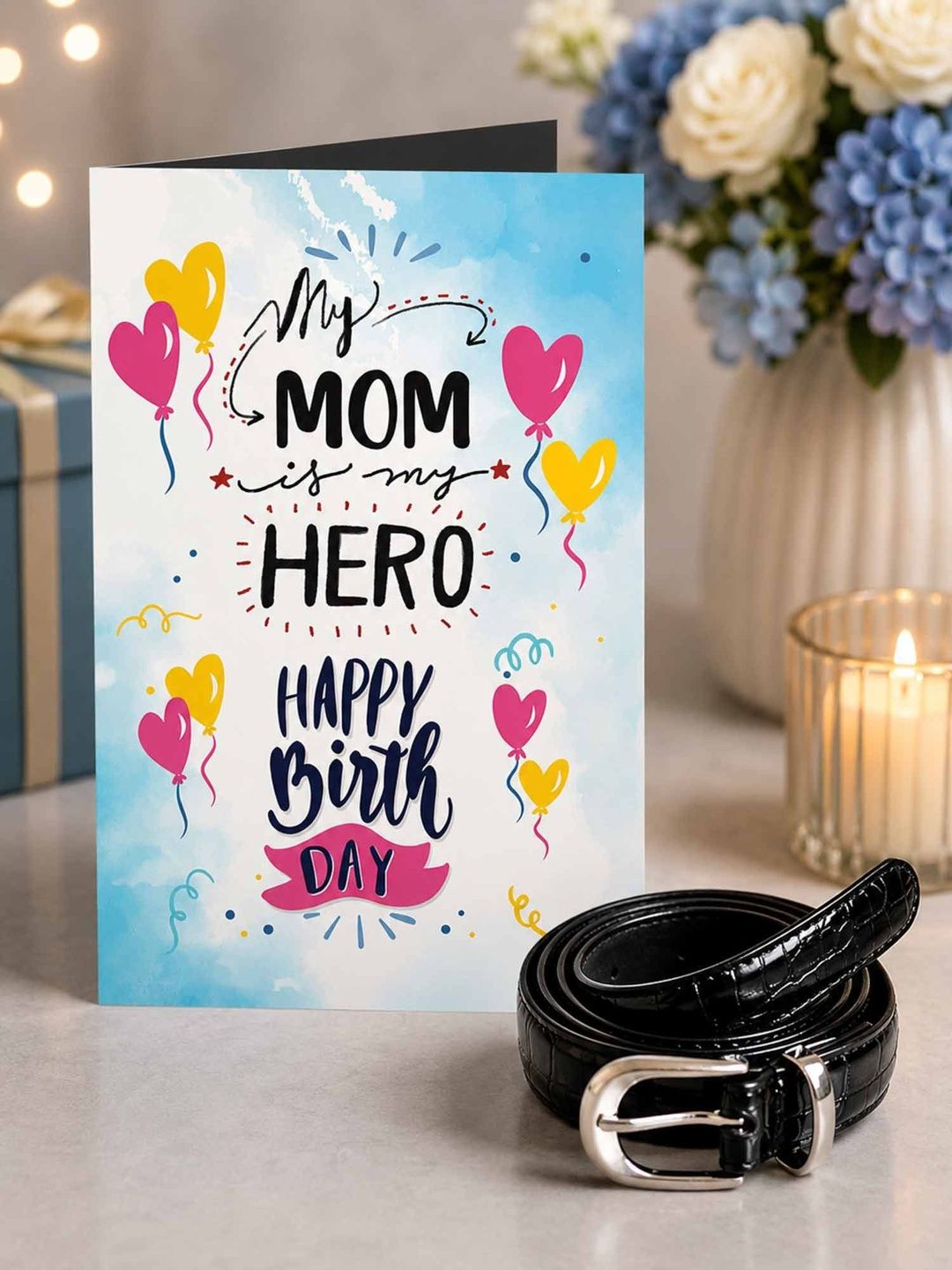 GIFT MY PASSION 2 Pieces Black & White Mom Birthday Gift Combo-picture-44