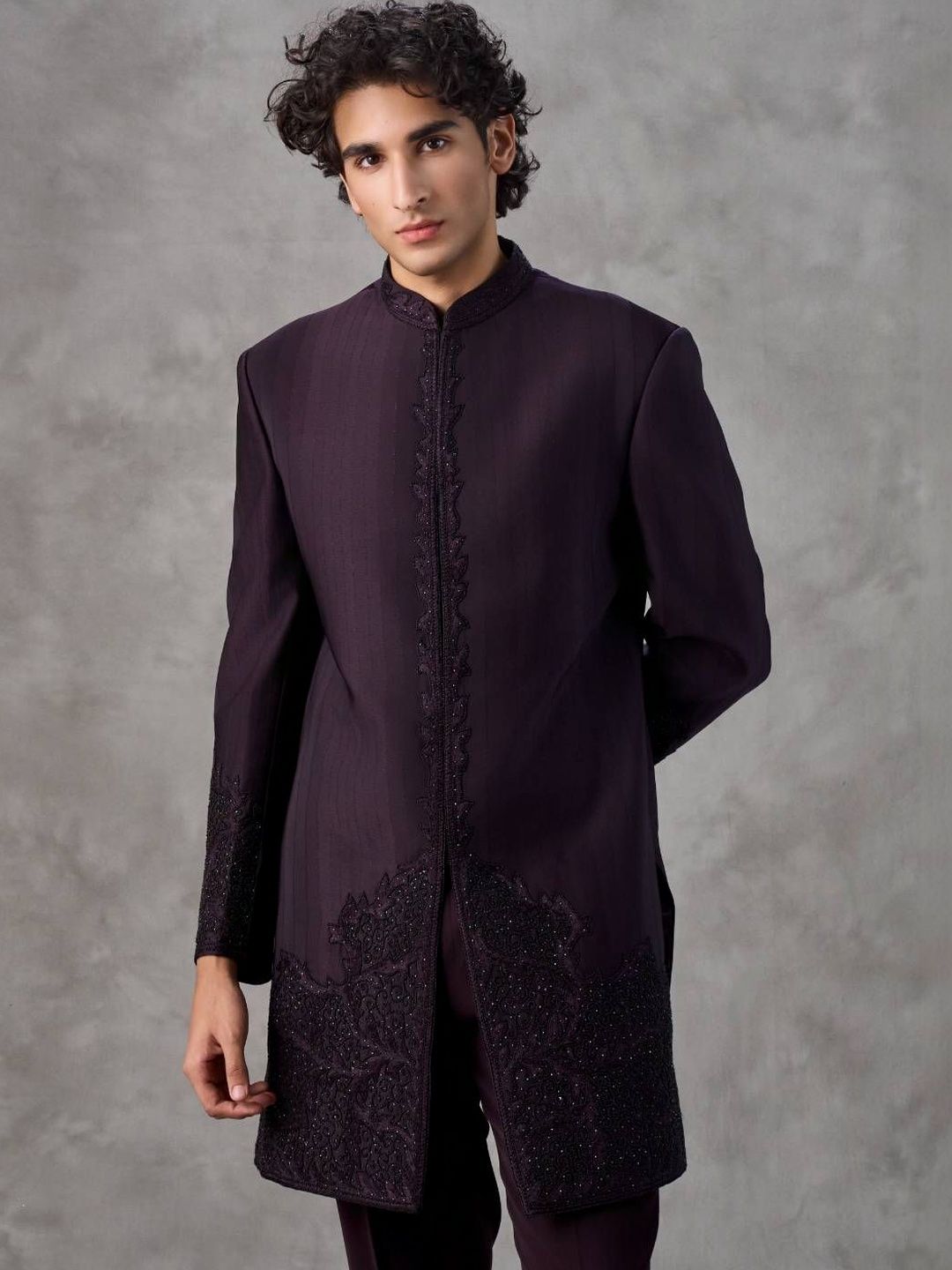 Twamev Embroidered Sherwani Set-picture-37