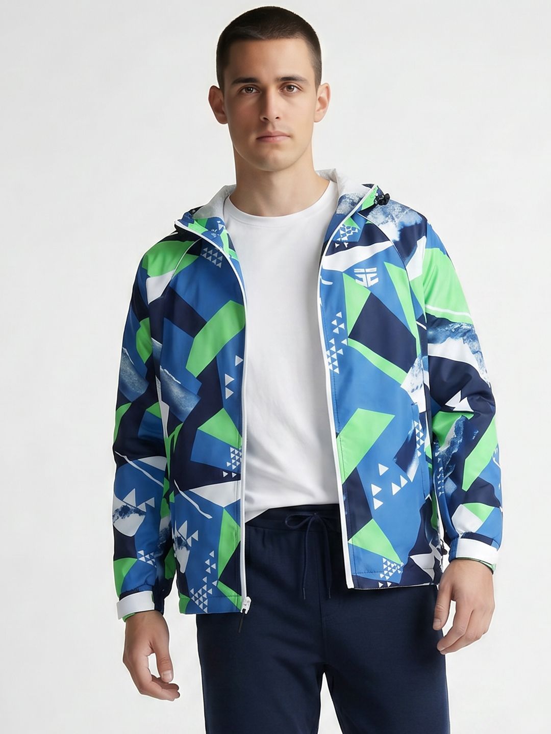 sports52 wear Sports 52 wear Printed Hooded Rain Jacket-picture-48