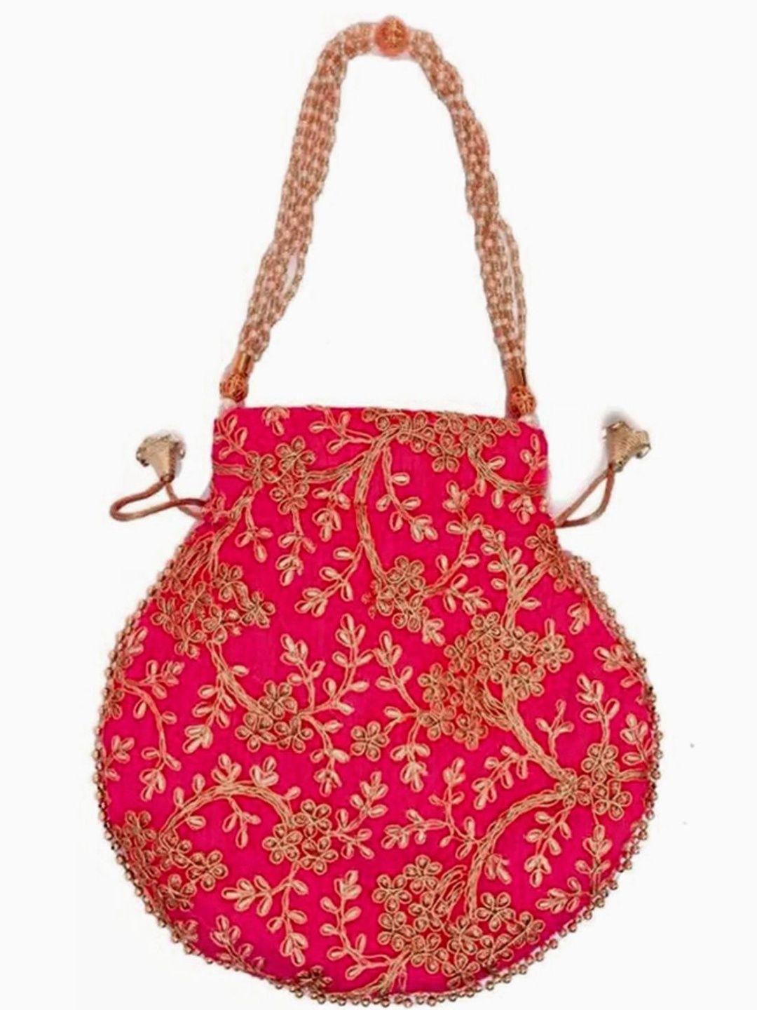 JIVON Embroidered Embellished Potli Clutch-picture-55