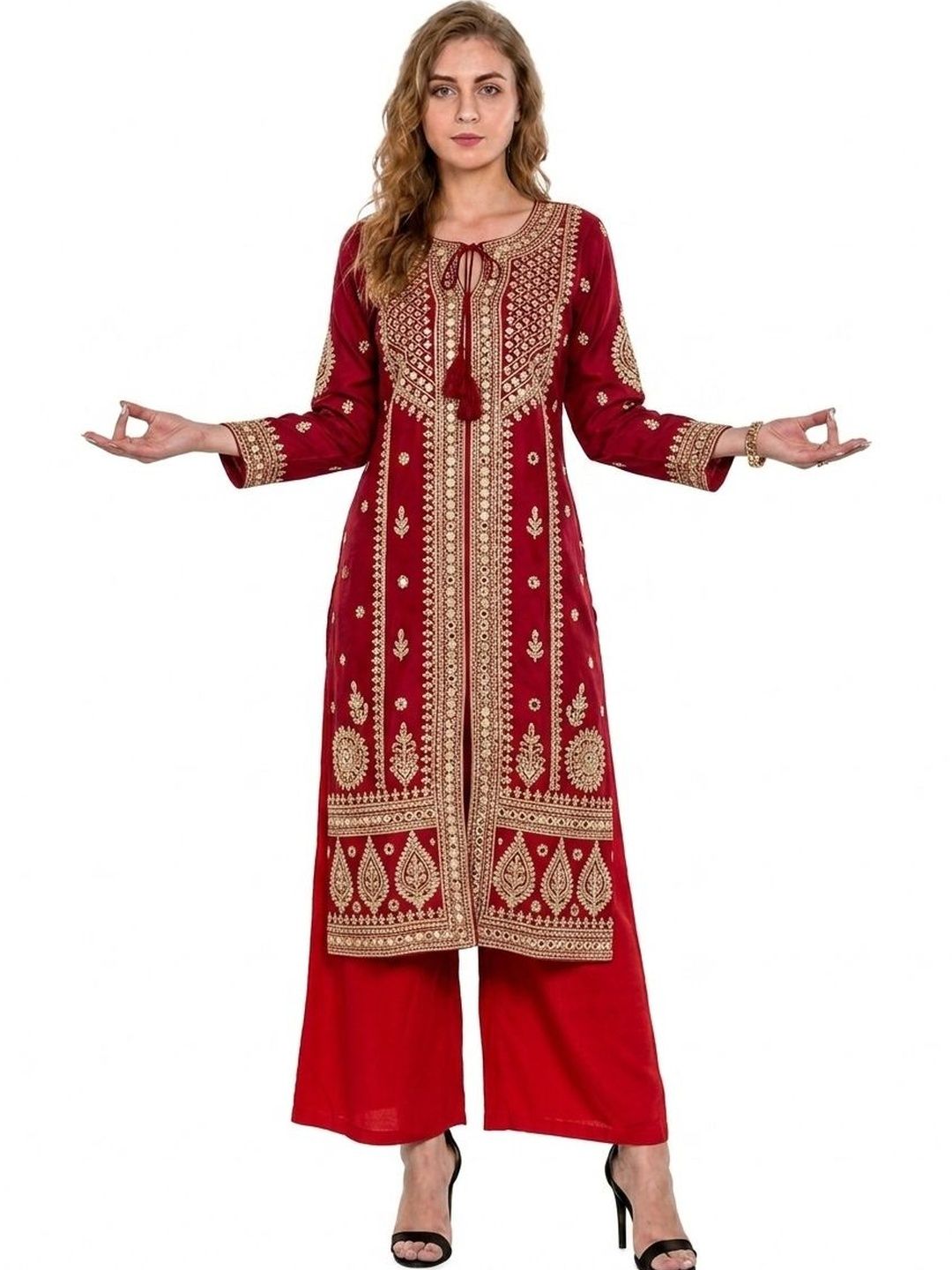 SRISARAS Women Palazzos-image-43